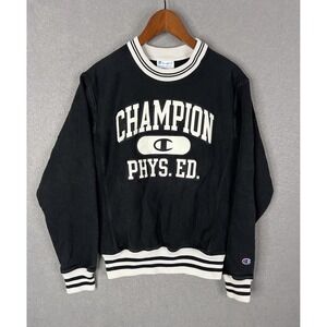 Champion Reverse Weave Crew‎ Neck Sweatshirt Physical Ed Spell Out